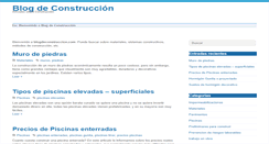 Desktop Screenshot of blogdeconstruccion.com